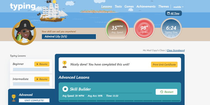 Best typing software options: Typing.Com